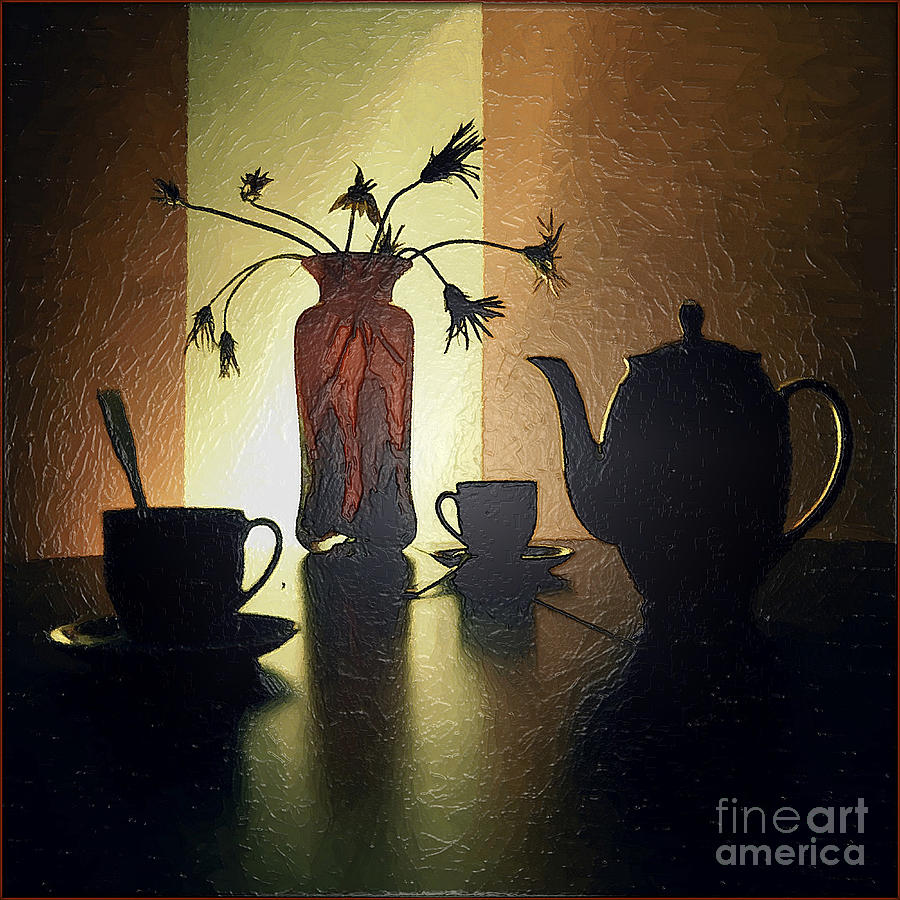 Evening Tea Digital Art by Scott Mendell