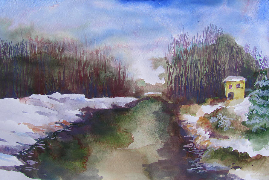 Evening Thaw Painting by James Huntley