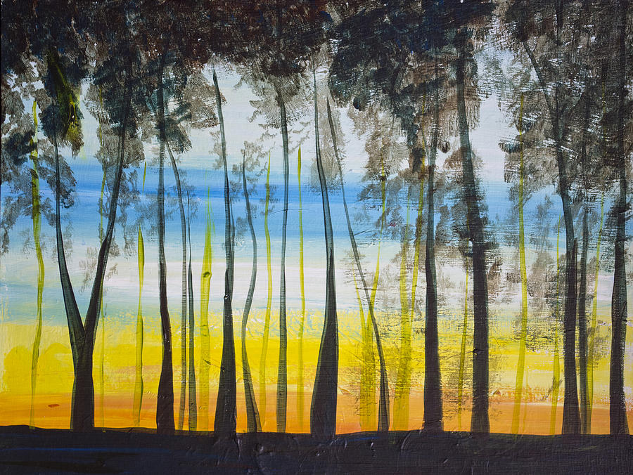 Evening Trees by Richard Fritz Evening Trees by Richard Fritz