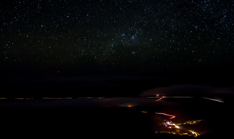 Evening View from Mauna Kea Photograph by Craig Watanabe