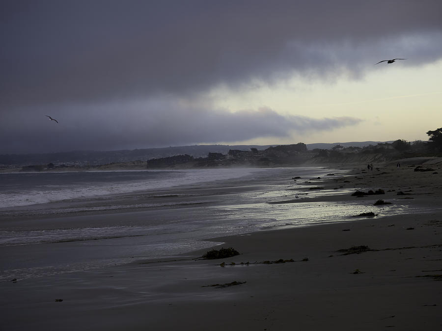Evening Walk on the Beach Photograph by Derek Dean