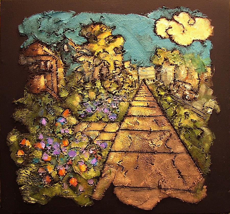 Foliage Painting - Evening Walk by Ross Drago Foliage Painting - Evening Walk by Ross Drago