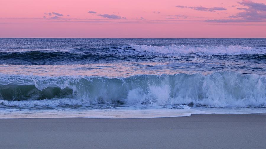 Evening Waves - Jersey Shore Photograph by Angie Tirado