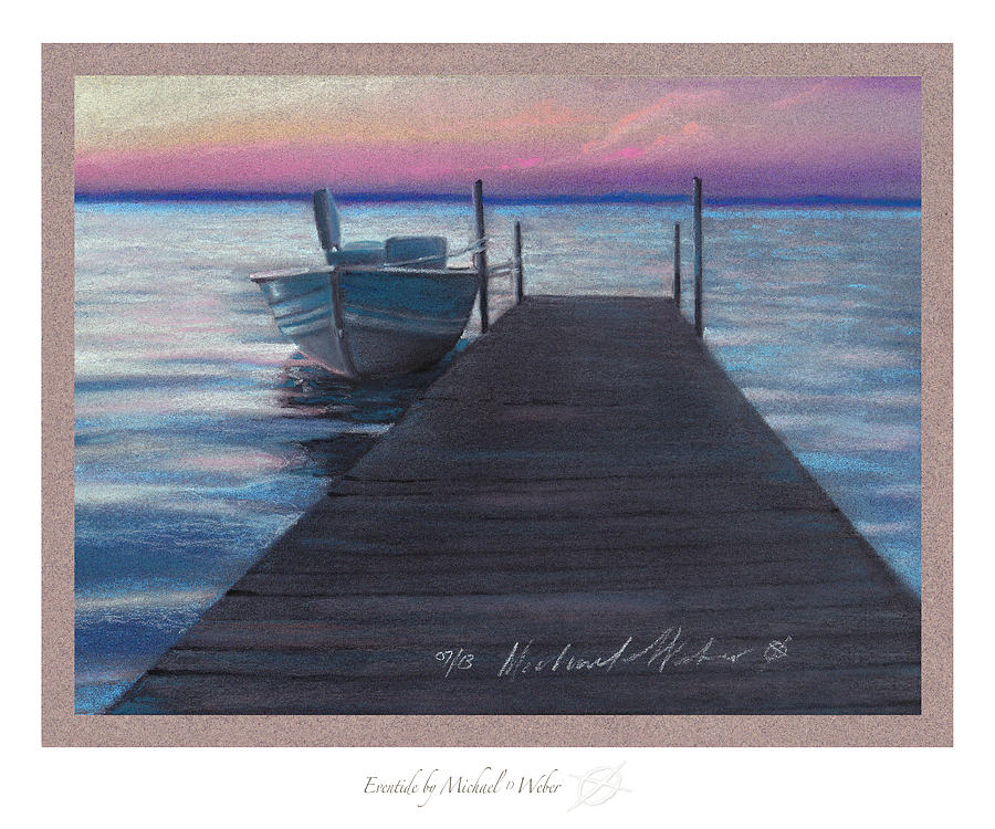 Sunset Drawing - Eventide by Michael  Weber