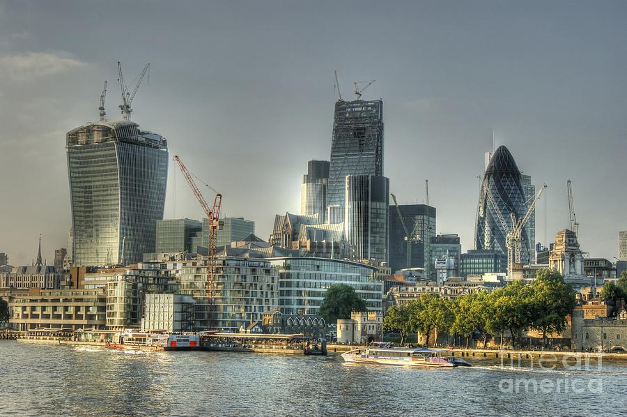 Ever Growing City Of London Photograph by David Birchall