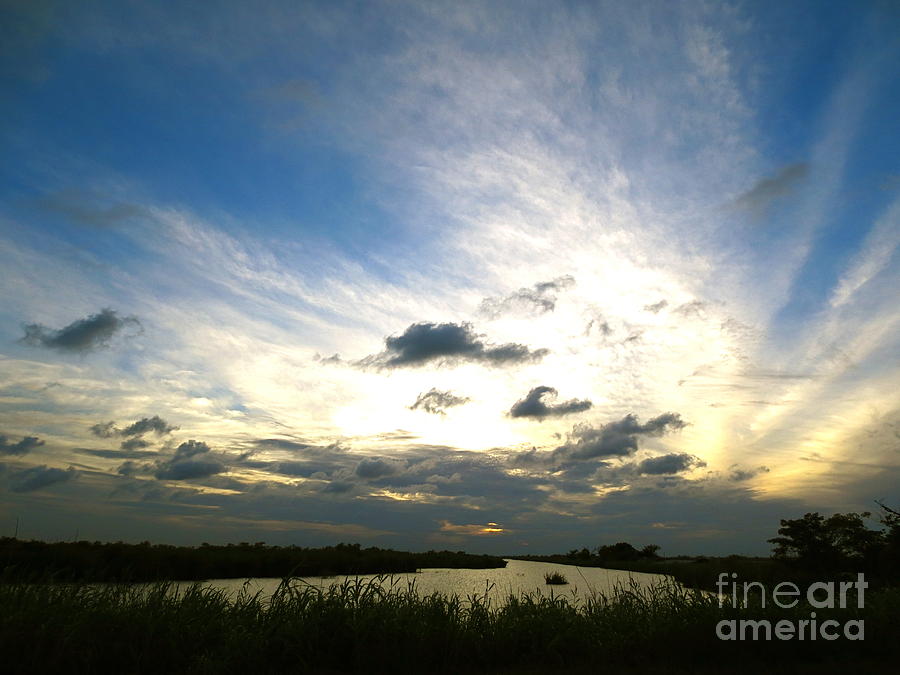 Everglades Calm Sunset. Photograph by Robert Birkenes