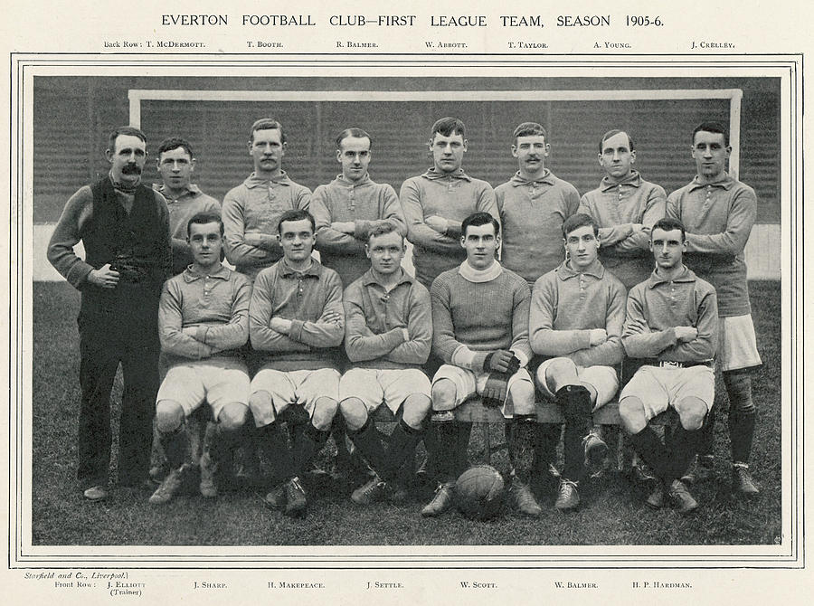 Everton Everton Football Club, 1st Photograph by Mary Evans Picture ...