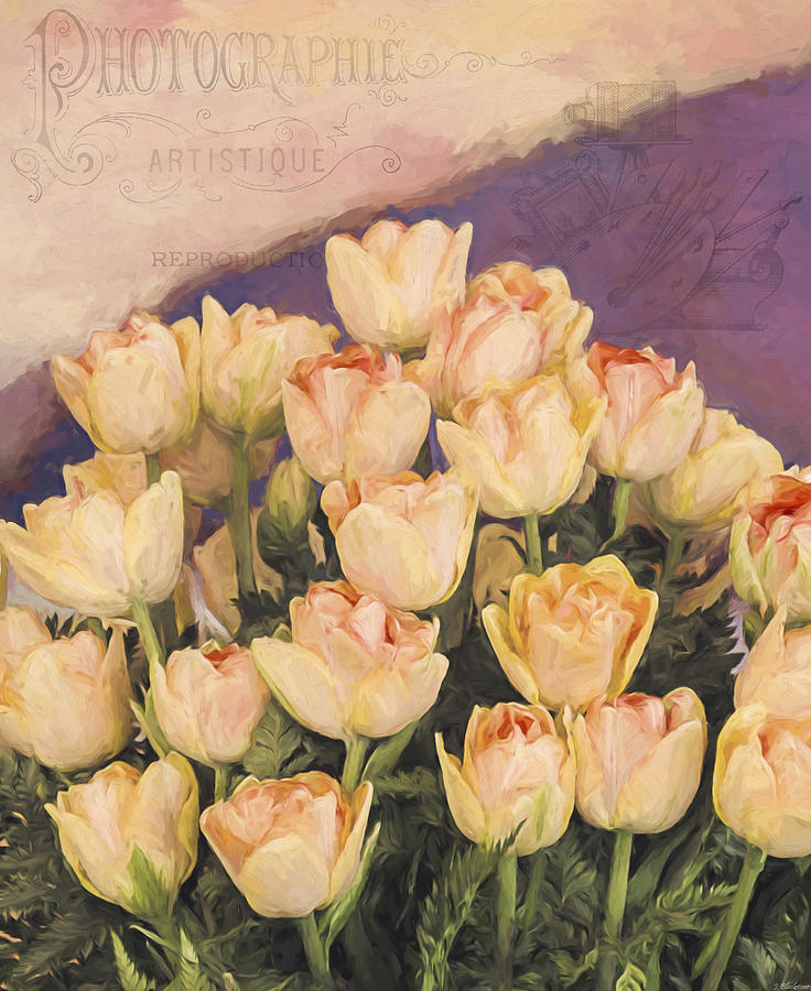 Every Artist - Vintage Flower Art Painting by Jordan Blackstone