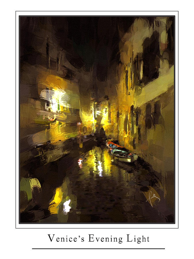 Every night in Venice Painting by Josef Kelly