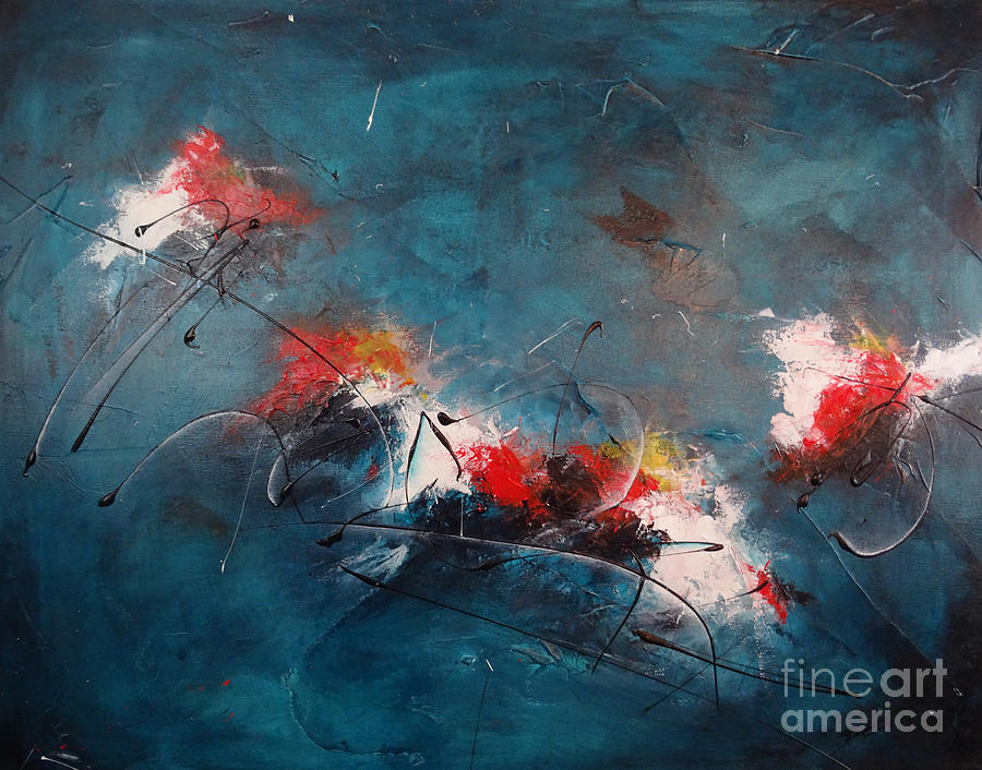 Abstract Painting - Every Now and Then  by Bradley Carter