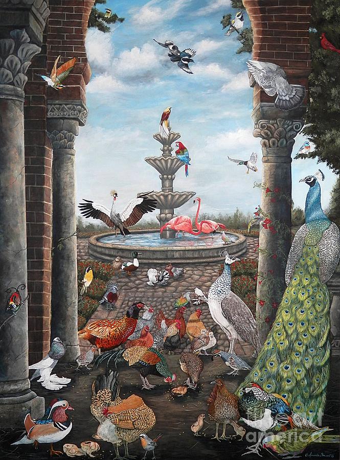 Pheasant Painting - Every Winged Fowl by Amanda Hukill