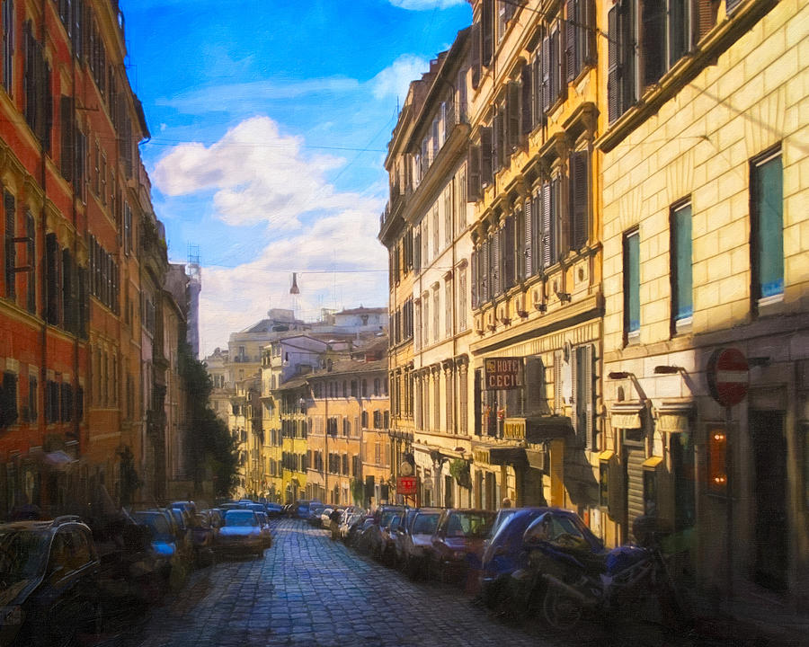 Everyday Italy - Streets of Rome Photograph by Mark Tisdale