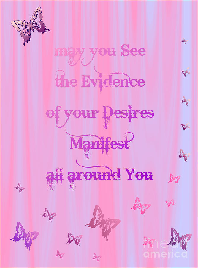 Evidence of Desire Manifest Digital Art by Marianne NANA Betts