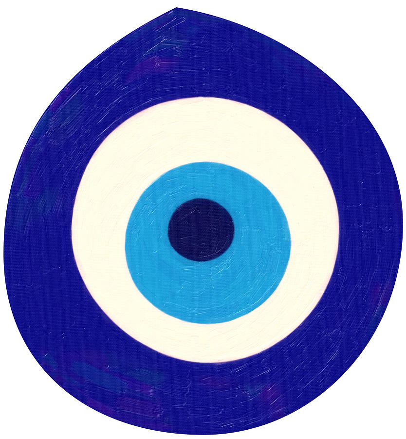 Evil Eye Painting by Celestial Images