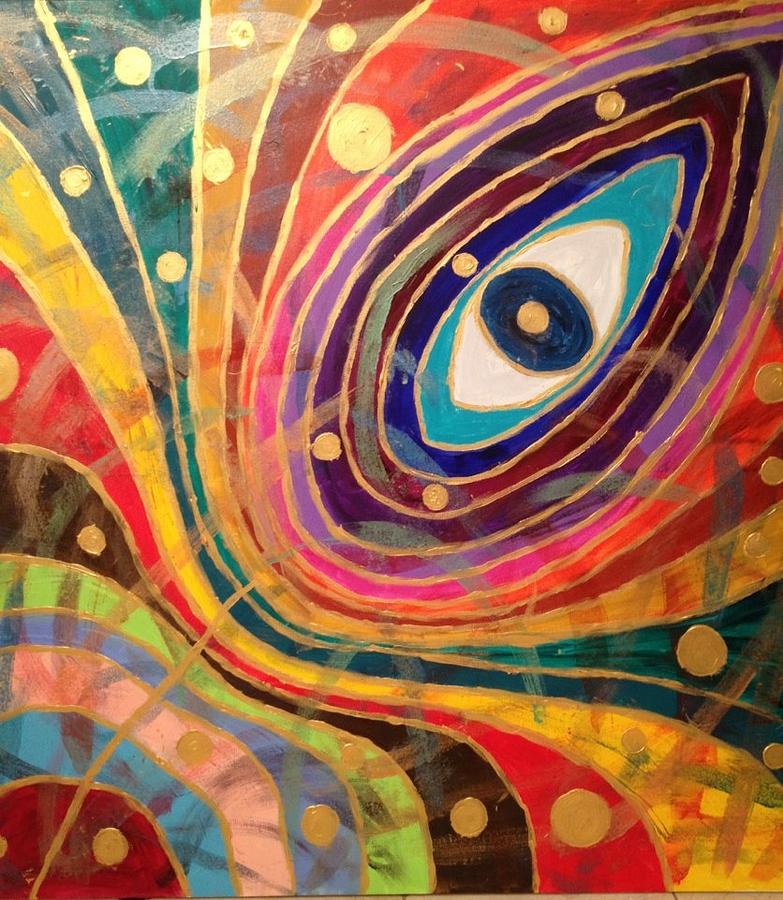 Evil Eye Painting by Katy Shahandeh | Fine Art America