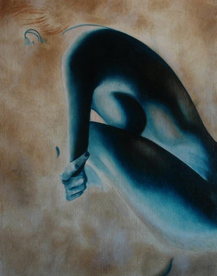 Evolution Nude Oil Painting by k Madison Moore is a painting by K Madison M...