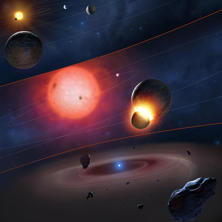 Evolution of a Planetary System Photograph by Science Photo Library ...