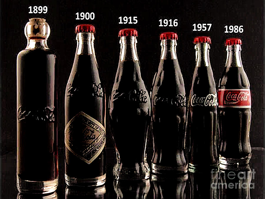 EVOLUTION OF COCA COLA tm Photograph by Merton Allen