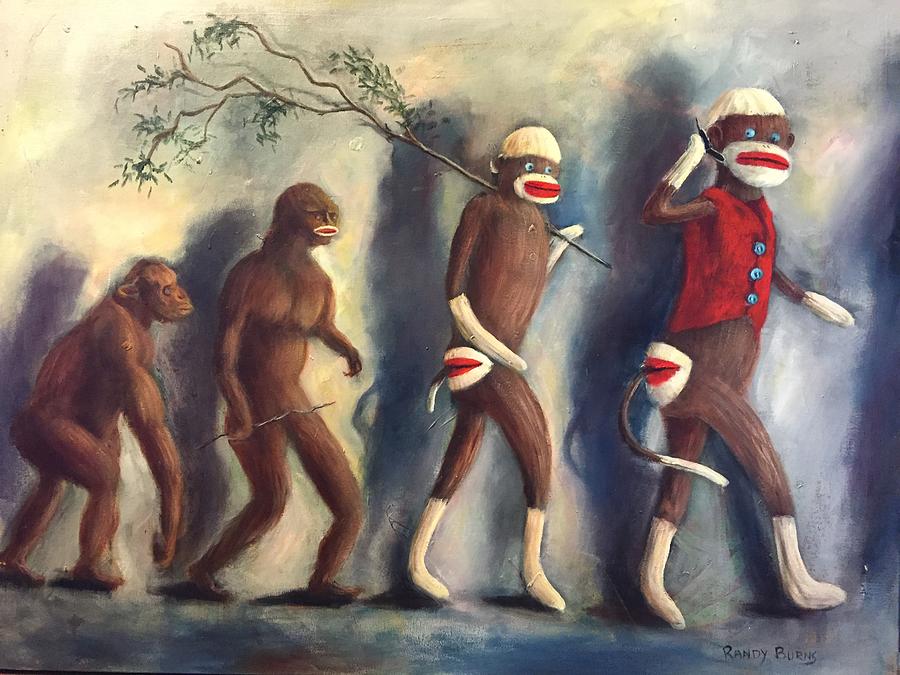Evolution Painting by Randy Burns