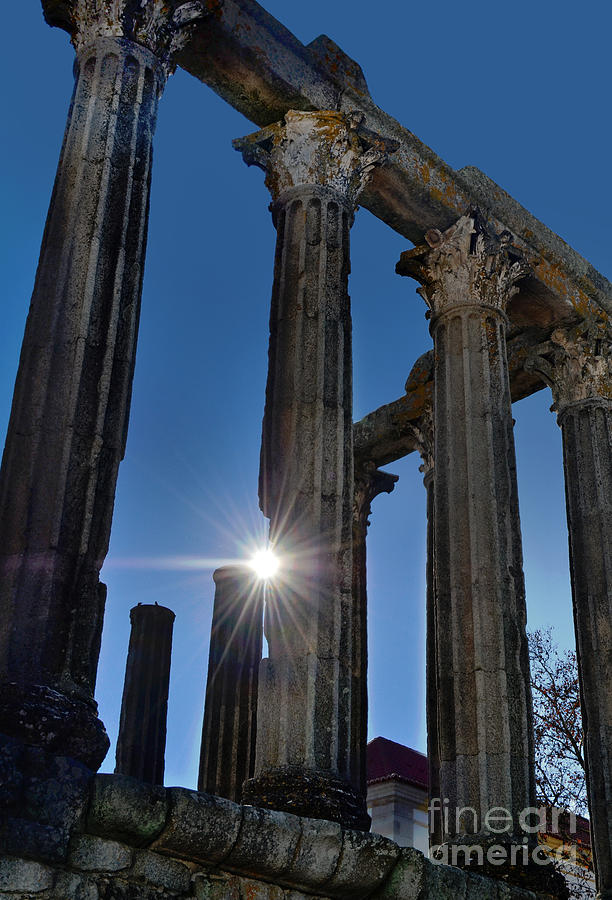 Evora - Portugal - Dianas Roman Temple Photograph by Carlos Alkmin