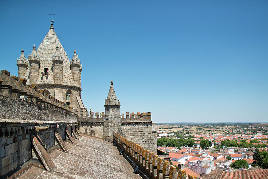 Evora View From Rooftop Of Cathedral Photograph by Stefan Cioata