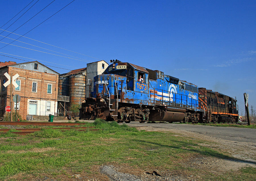 Ex-Con on the Hartwell Railroad Photograph by Joseph C Hinson