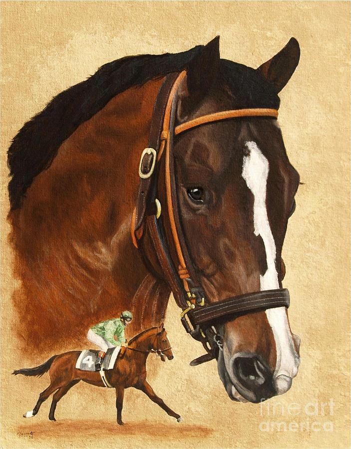 Exceller Painting by Pat DeLong