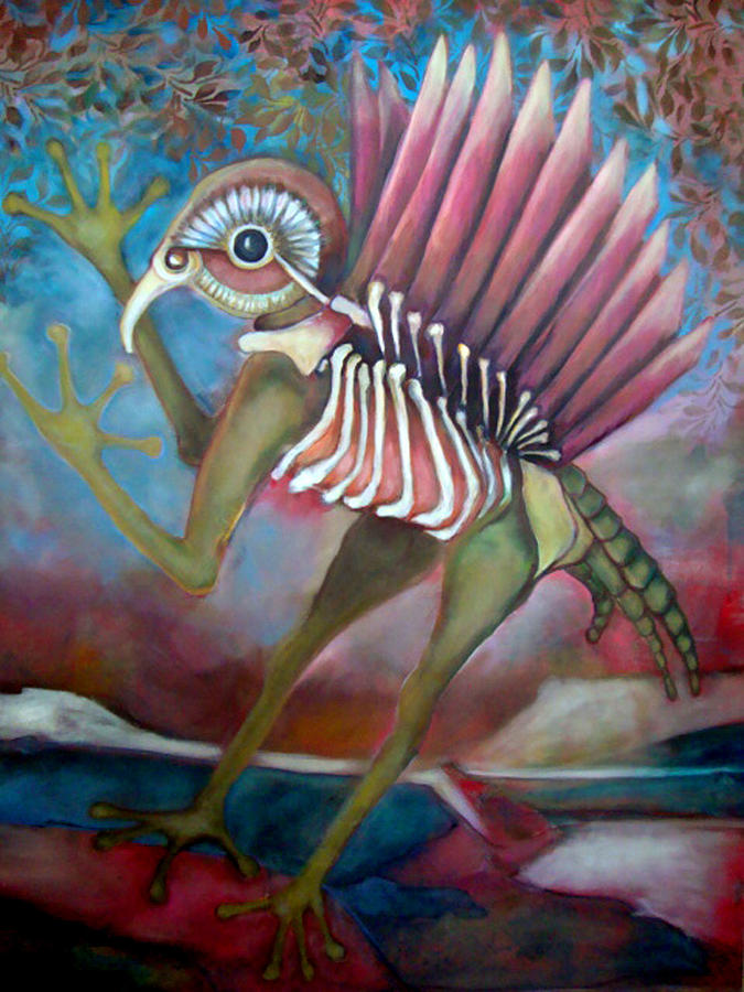 Exctinct Species IV Painting by Irena Mohr