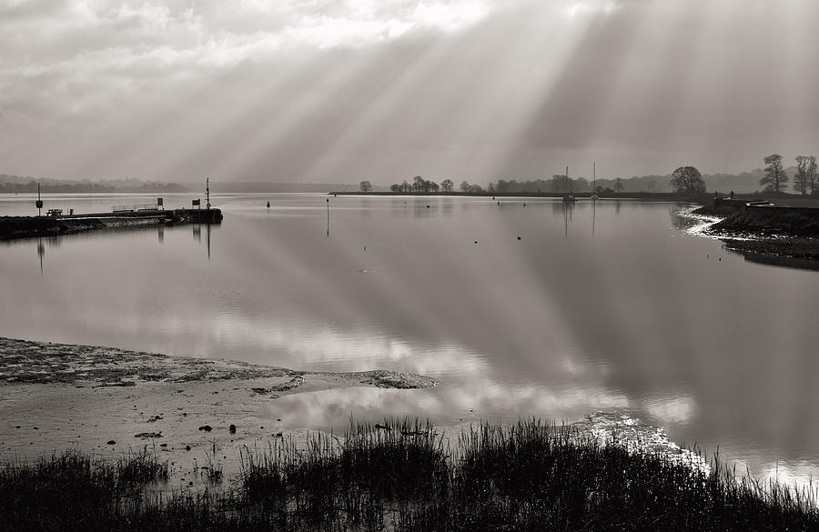 Exe Estuary near Turf Locks Hotel Photograph by Pete Hemington