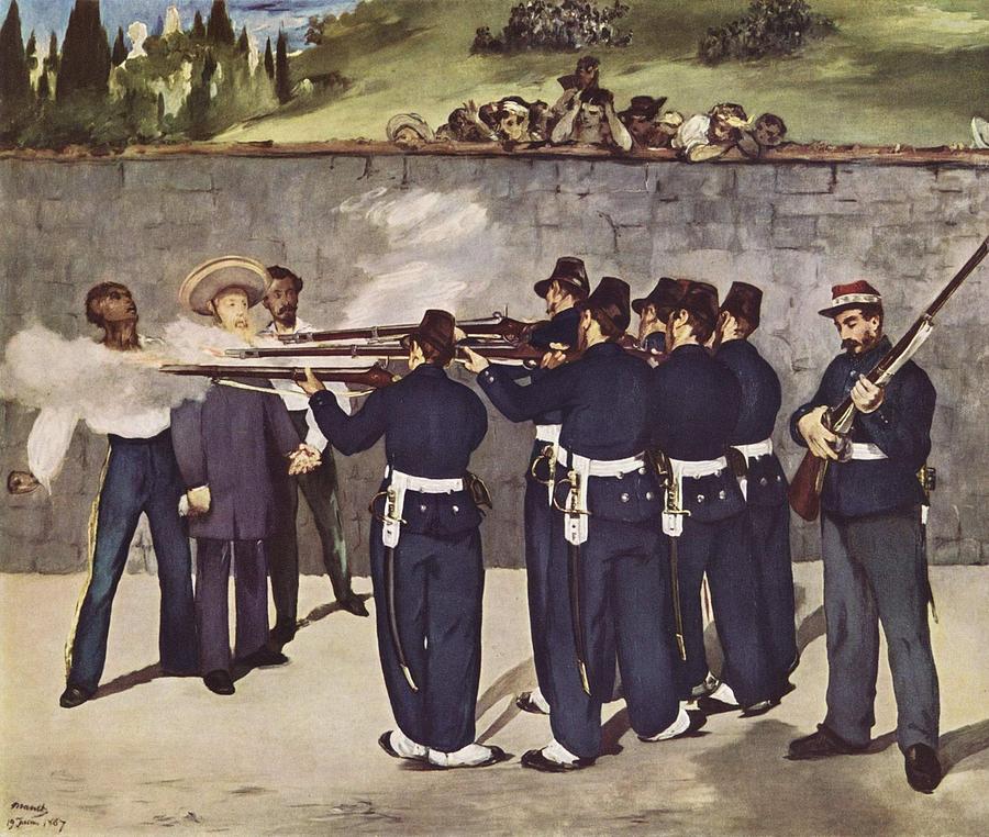 Edouard Manet Painting - Execution by Celestial Images