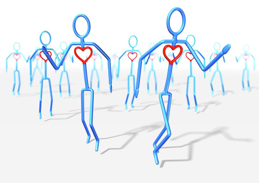 Exercise And Cardiac Health Photograph by Science Photo Library Exercise And Cardiac Health Photograph by Science Photo Library