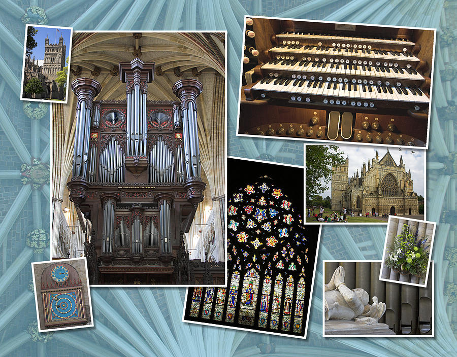 Exeter Cathedral montage Photograph by Jenny Setchell