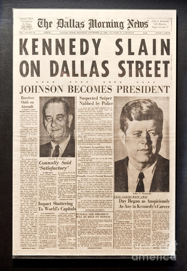 John F Kennedy Photograph - Exhibit Lbj Presidential Library by Inga Spence
