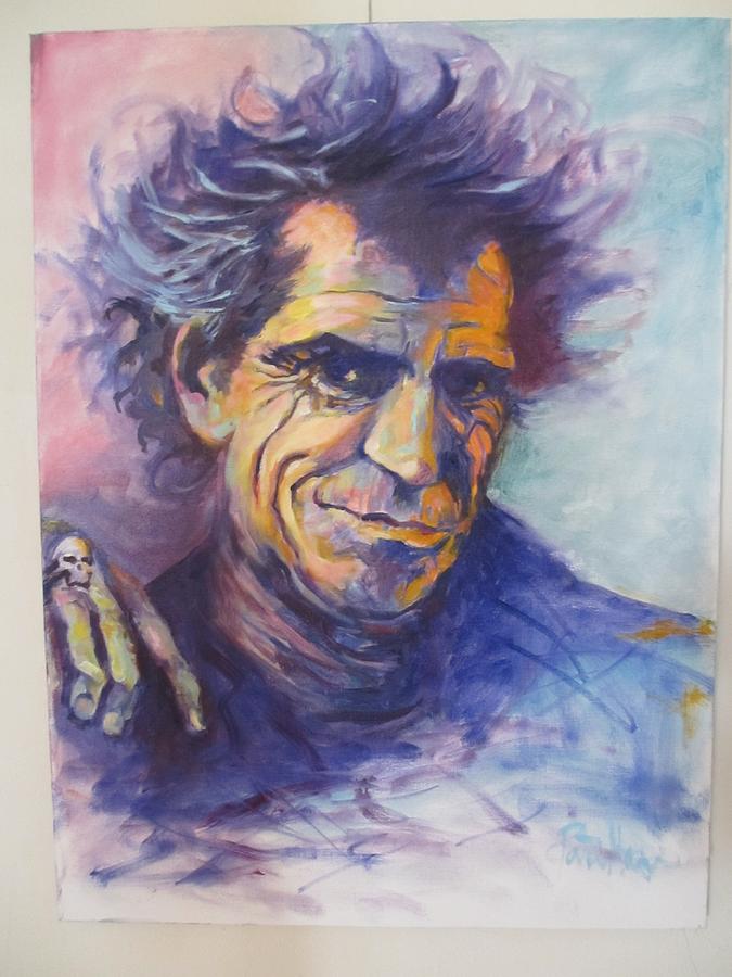 Keith Richards Painting - Exile On Main Street by Patricia Maguire