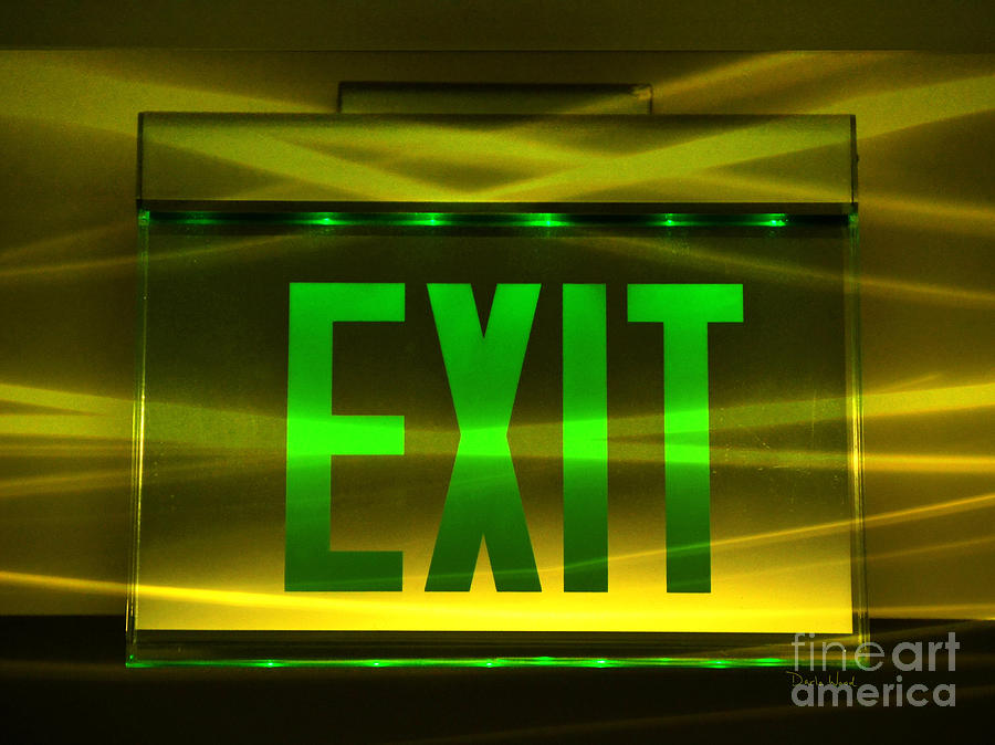 Exit Confusion Photograph by Darla Wood