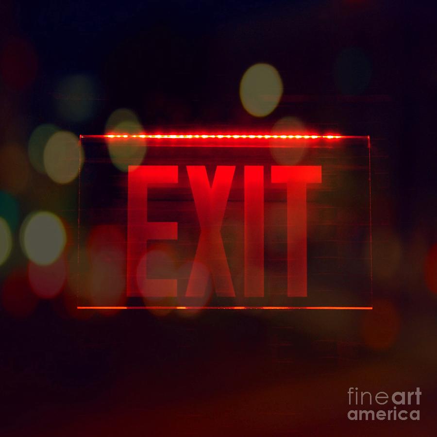 Exit into the Night Photograph by Darla Wood
