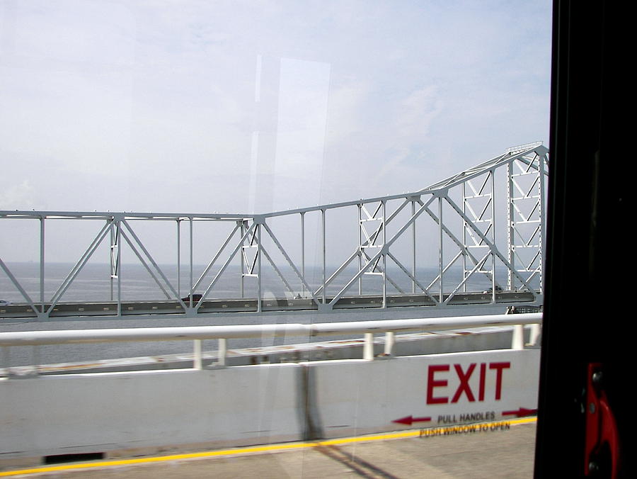 Exit on Chesapeake Bay Bridge Photograph by Pamela Hyde Wilson