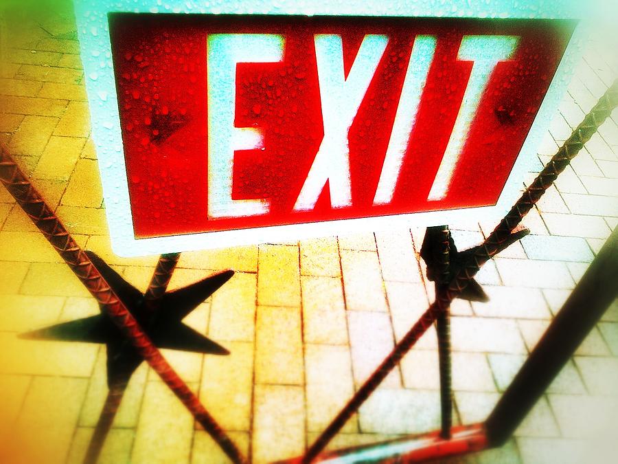 Exit on Main Street Photograph by Olivier Calas