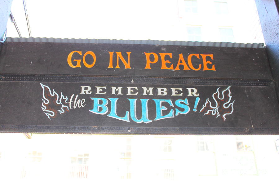 Exit Sign at the House of Blues Photograph by Bev Conover