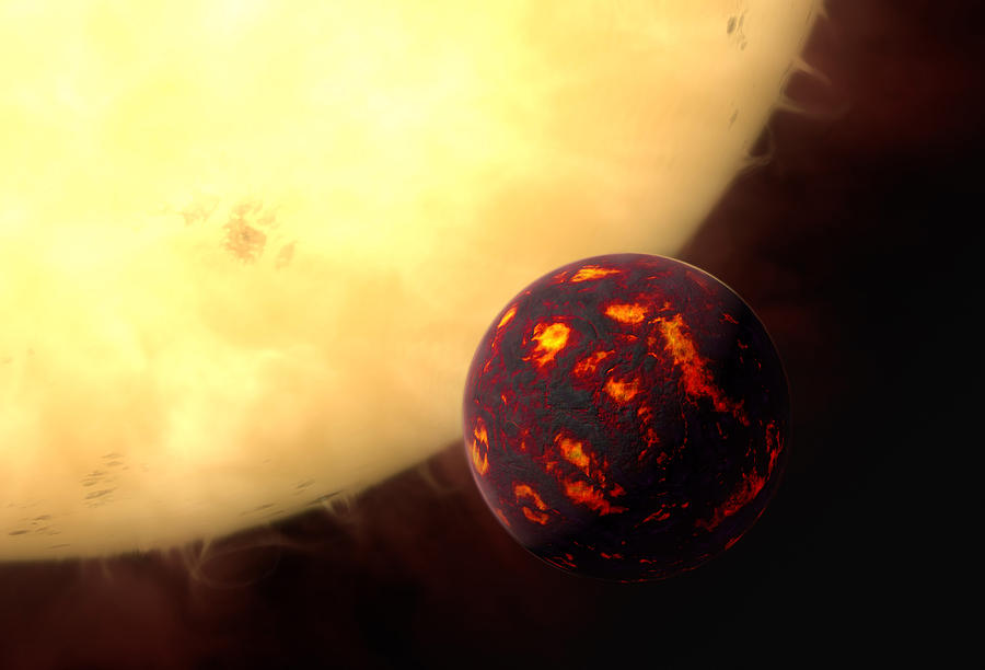 Exoplanet 55 Cancri E Photograph by Science Source