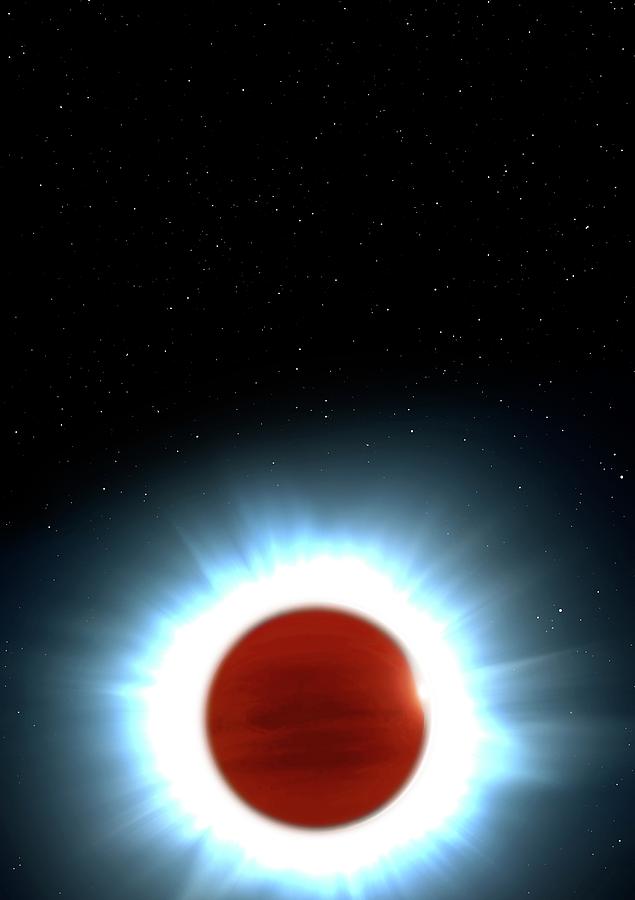 Exoplanet Kelt 9b Photograph by Mark Garlick/science Photo Library