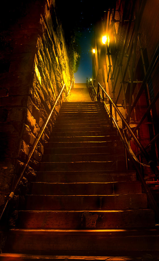 Exorcist Stairs Photograph by Mark Andrew Thomas