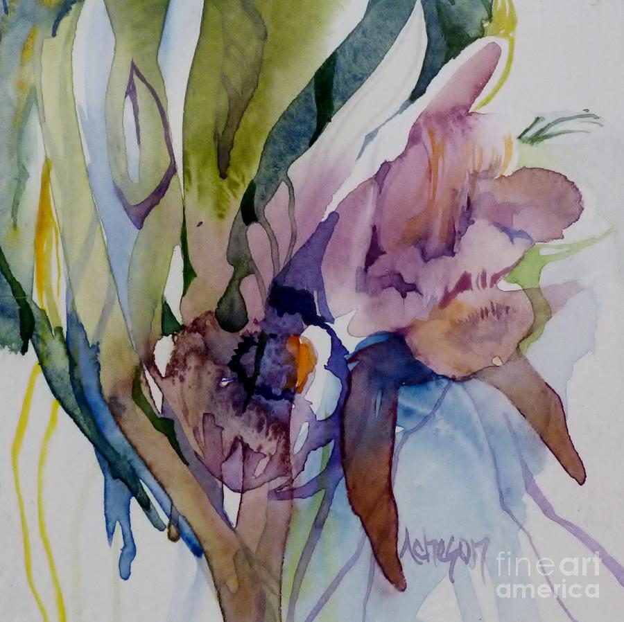 Exotic Plants Painting by Donna Acheson-Juillet