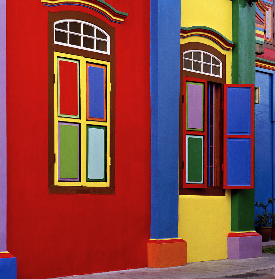 Exotic Colors Of Singapore Photograph by Shaun Higson