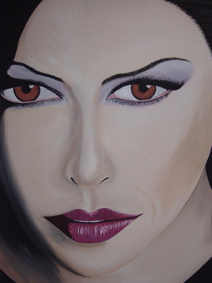 Portrait Painting - Exotica by Dean Stephens