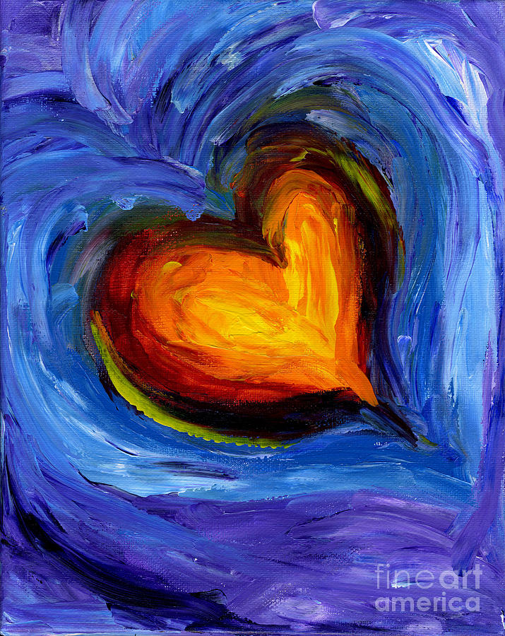 Expansion of the Heart Painting by Julia Stubbe