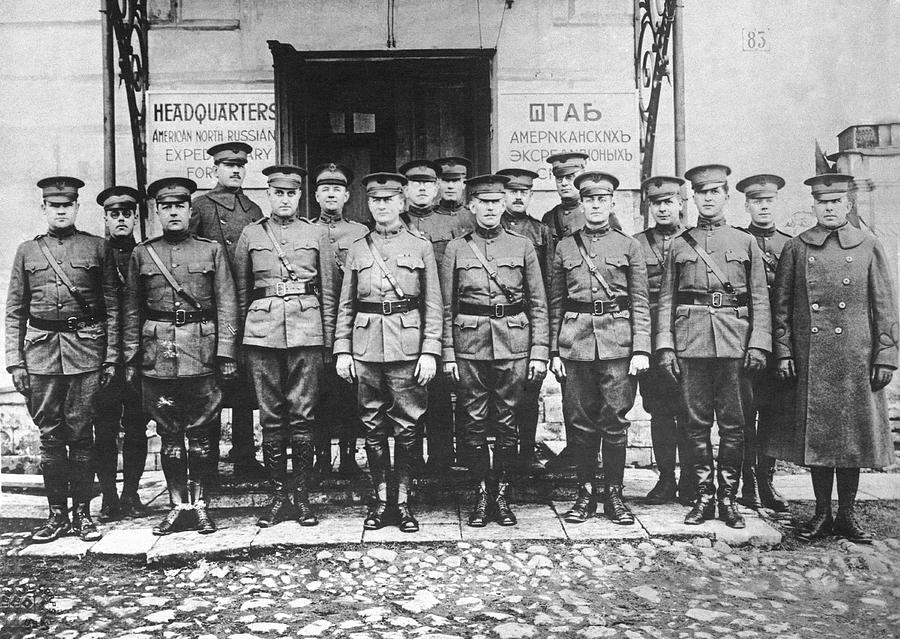 Expeditionary Forces In Russia Photograph by Underwood Archives