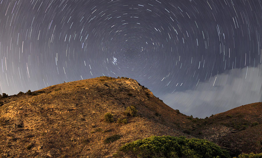 Experiment with stars Photograph by Pedro Fernandez