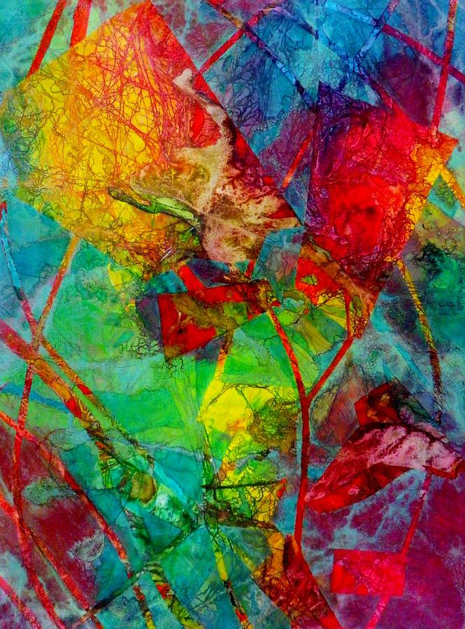 Abstract Painting - Experimental Red by David Raderstorf