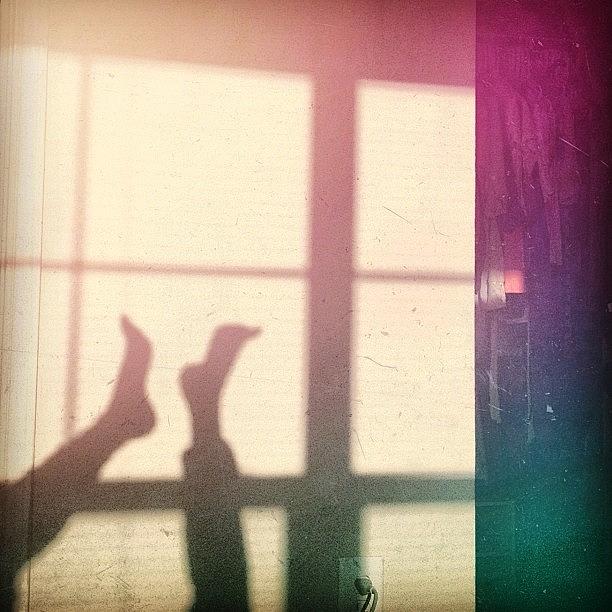 Feet Photograph - Experimenting With Shadows -this One Is by Nicole Lunger
